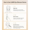 image:imageINIA 4in1 Heated Eye depuffer Tool Under Eye Red Light Therapy for Face