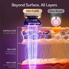 image:imageINIA FLARE 3in1 Microcurrent Facial Device Red Light Therapy for FaceRose Champagne