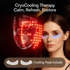 image:imageINIA GLOW 4D Wireless Red Light Therapy Mask for Face Dual NIR 320 LEDsRoyal Blue