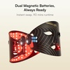 image:imageINIA GLOW Wireless Red Light Therapy Mask for Face 850nm NIR 272 LEDsBlack