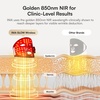image:imageINIA GLOW Wireless Red Light Therapy Mask for Face 850nm NIR 272 LEDsBlack