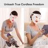 image:imageINIA GLOW Wireless Red Light Therapy Mask for Face 850nm NIR 272 LEDsWhite