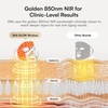 image:imageINIA GLOW Wireless Red Light Therapy Mask for Face 850nm NIR 272 LEDsWhite