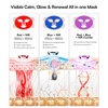 image:imageINIA Red Light Therapy Mask for Face 850nm NIR RedBlue LED Light 4 ModesPink