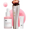 image:imageINIA FLARE 3in1 Microcurrent Facial Device Red Light Therapy for FaceRose Champagne