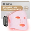 image:imageINIA Red Light Therapy Mask for Face 850nm NIR RedBlue LED Light 4 ModesPink