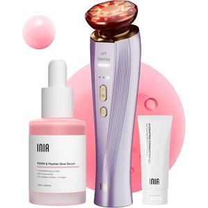 image:imageINIA FLARE 3in1 Microcurrent Facial Device Red Light Therapy for FaceCrystal Violet