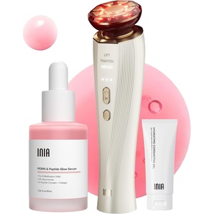 image:imageINIA FLARE 3in1 Microcurrent Facial Device Red Light Therapy for FaceWhite