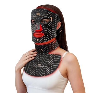 image:imageINIA Red Light Therapy Mask for Face Neck amp Chest 850nm NIR 4 Modes