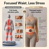 image:imageINIA TURBO Ab Vibration Belt for Belly Toning Waist Trainer for Women Gold