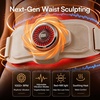 image:imageINIA TURBO Ab Vibration Belt for Belly Toning Waist Trainer for Women Gold
