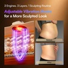 image:imageINIA TURBO Ab Vibration Belt for Belly Toning Waist Trainer for Women Gold