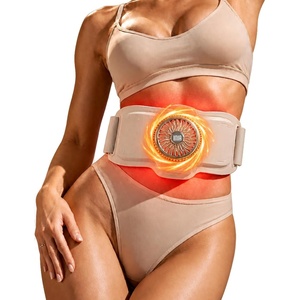image:imageINIA TURBO Ab Vibration Belt for Belly Toning Waist Trainer for Women Gold